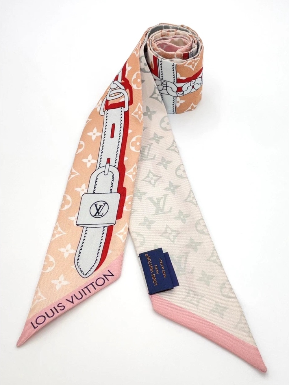 Louis Vuitton Bandeaux  Long Scarf Multicolor WITH LV BOX